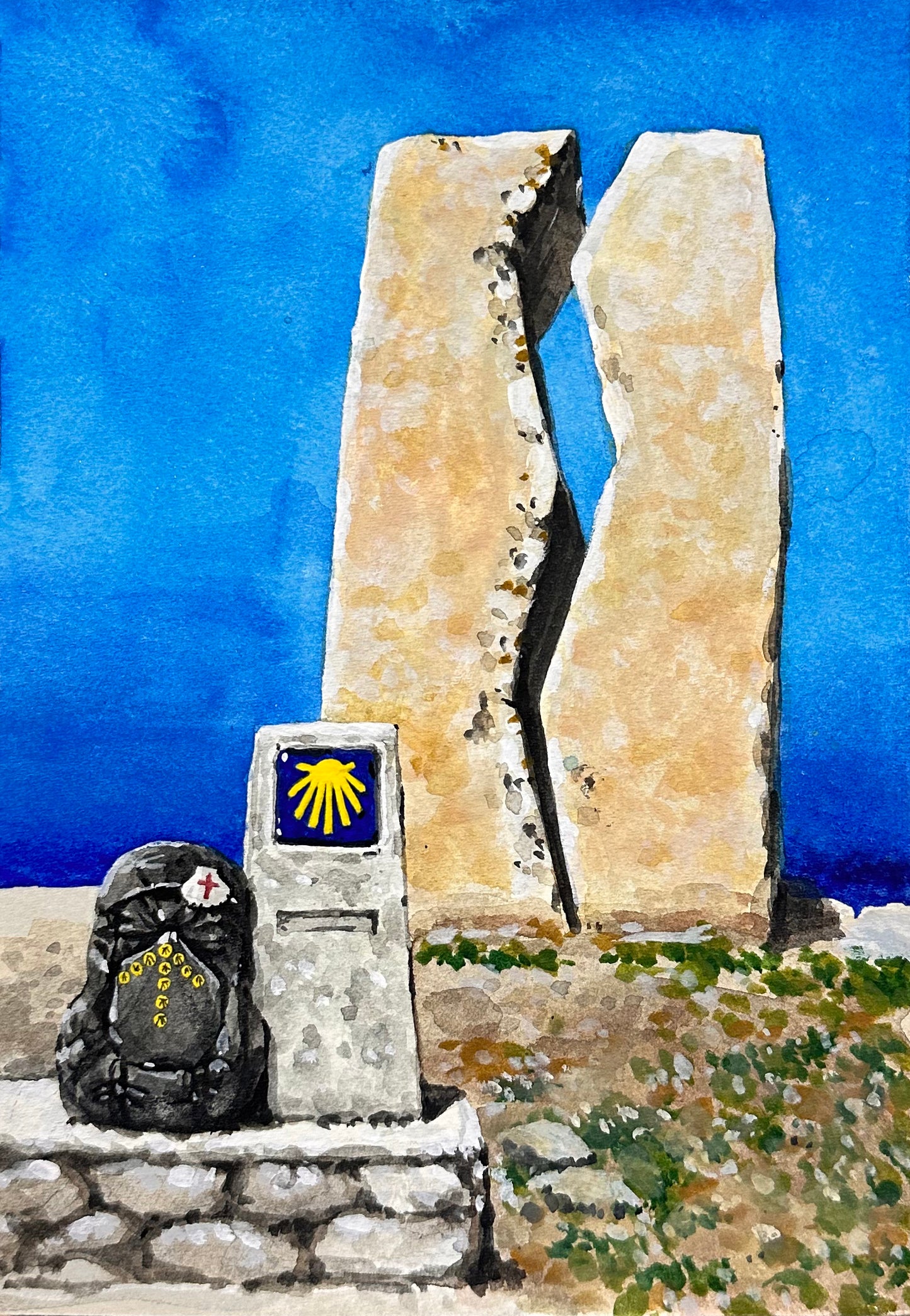 Painting of Camino de Santiago - Muxia 24 #8