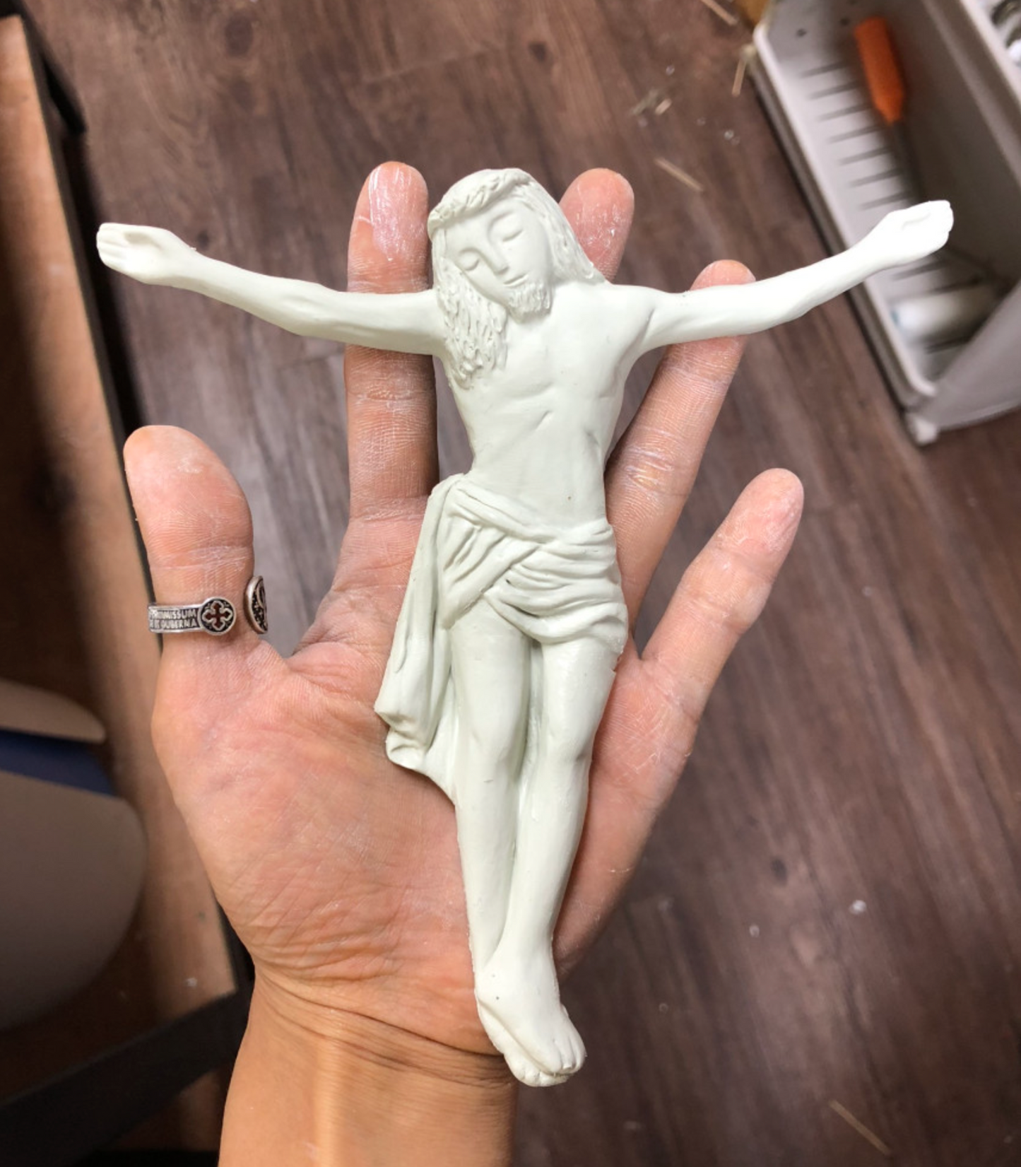 Universe Ceramic Jesus Cross Wall Hanging