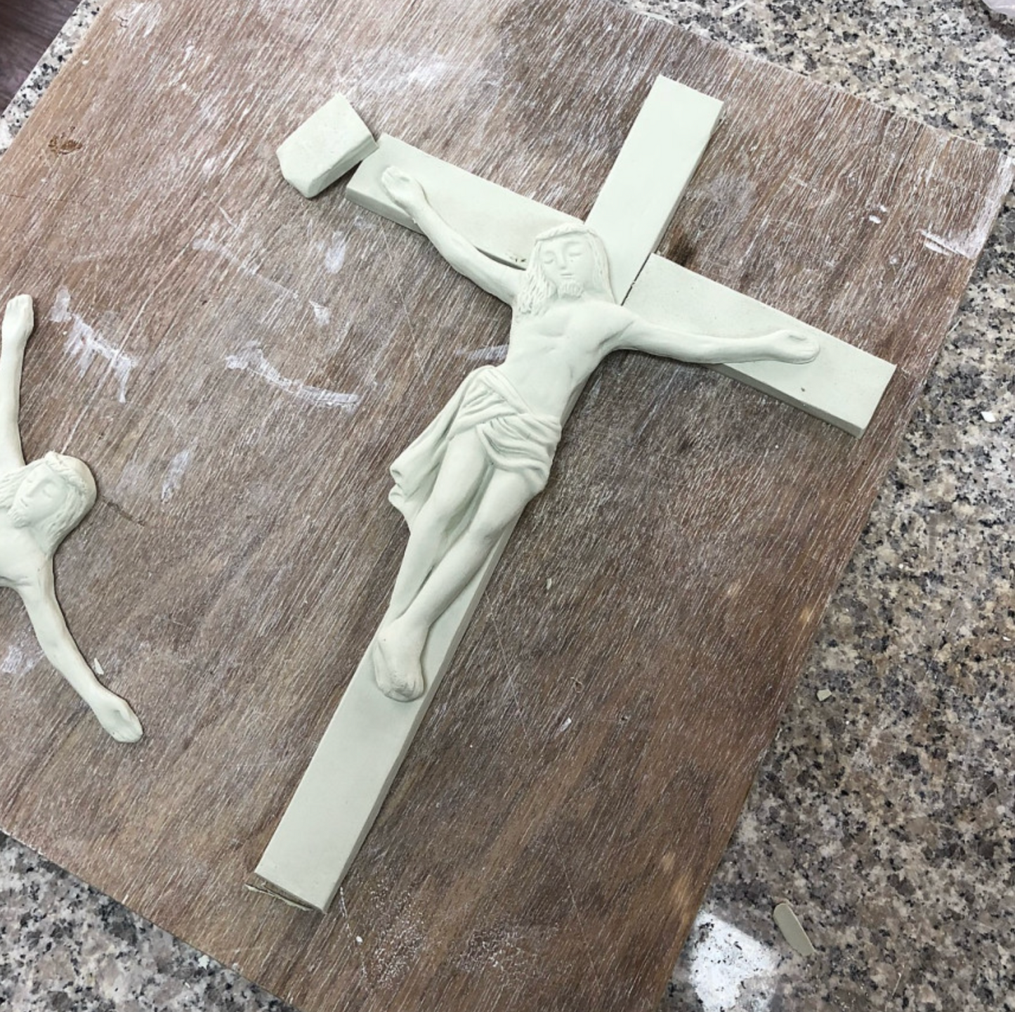 Universe Ceramic Jesus Cross Wall Hanging